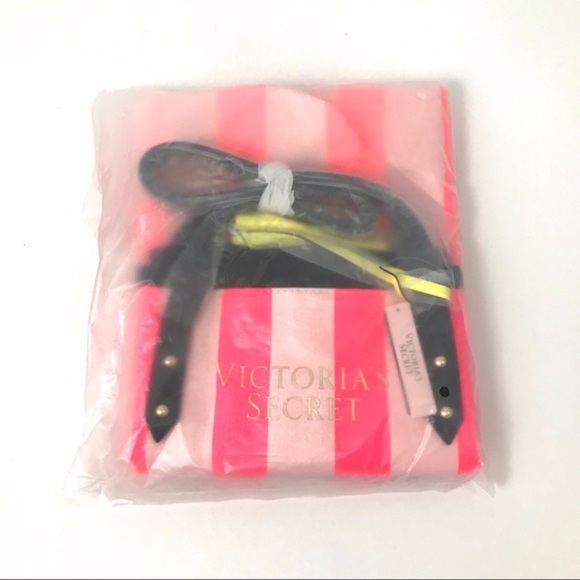 Victoria secret striped tote NEW - Picture 2 of 5